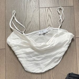 Bershka white top